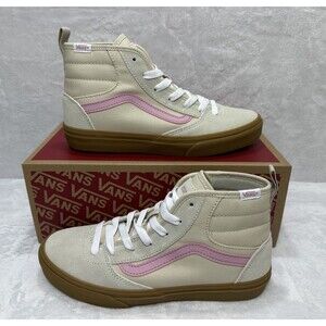 Vans Ashwood Hi Decon Suede Canvas Oatmeal Gum Sneakers Size 6 US New